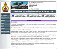 Tablet Screenshot of hudsonlegion.com